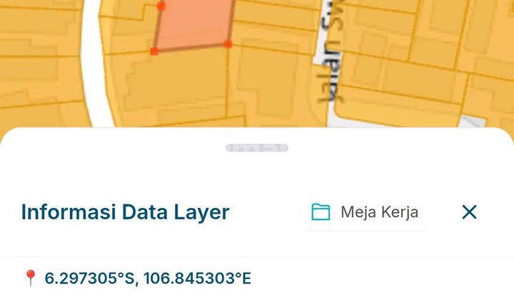 For Sale Land Calculation House Poltangan Raya Tanjung Barata