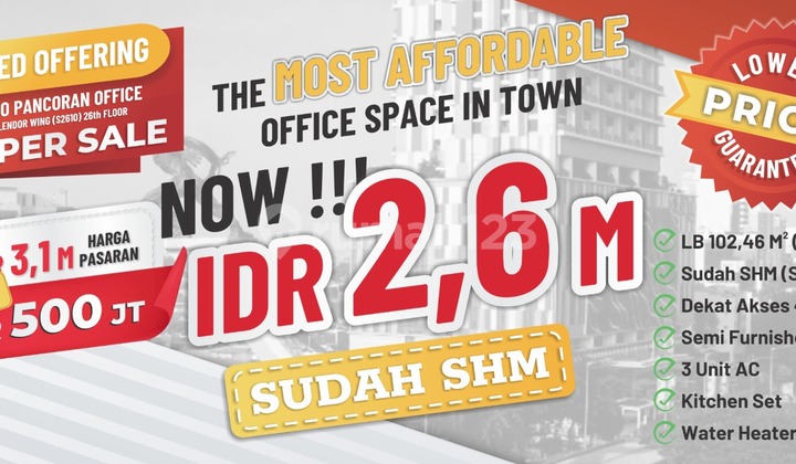 Apartemen Office Soho Pancoran Jakarta Selatan Apartemen Office Soho Pancoran Jakarta Selatan