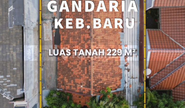 Rumah Hitung Tanah Lokasi Strategis Area Gandaria