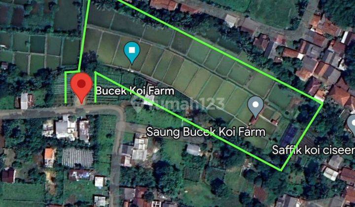 Tanah datar diciseeng bogor jawabarat.dkt rencana tol 1