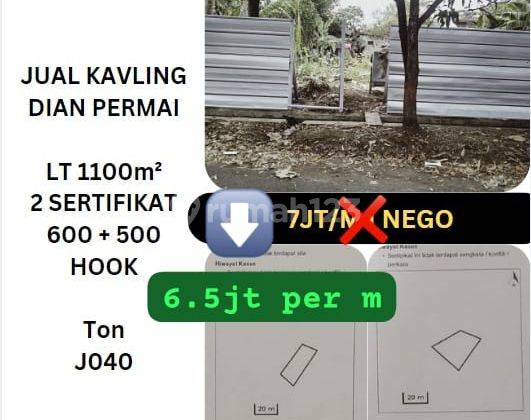 J040 Tanah Dian Permai Hook SHM 1