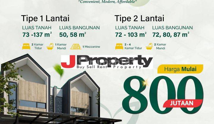 J025 Rumah Baru Kopo Kanaya Lokasi Strategis SHM 1