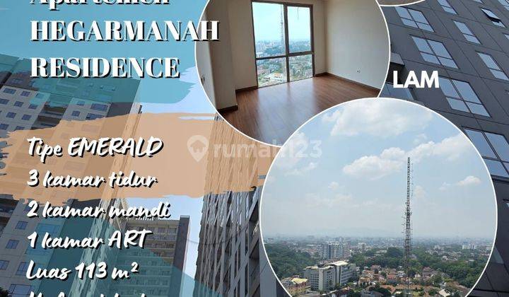 H002 Hegarmanah Residence Emerald 3br Unfurnished 2