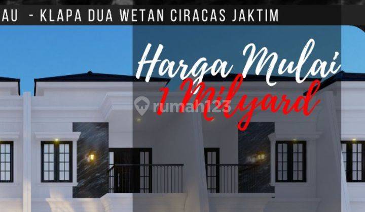 Dijual Rumah Baru Kelapa Dua Wetan Ciracas  2