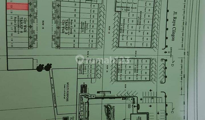 Dijual Ruko Strategis di Cilegon City Square 2