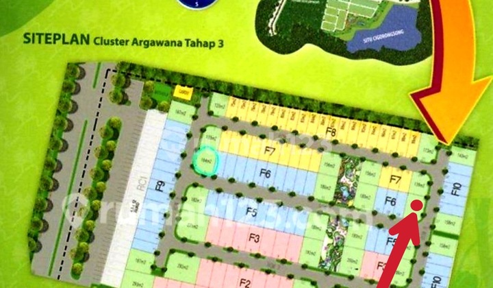 For Sale Corner Plot In Bale Tirtawana Cluster Argawana Rumpin