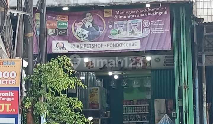 Strategic Shop House Pondok Cabe Raya Pamulang – Freehold Certificate, Land Area 70/144, legal &#43; tidy.