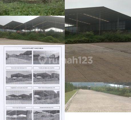 Tanah murah dalam komplek pergudangan Bluesky Leuwigajah Cimahi dekat tol Baros lelang 20 Mei 25  1