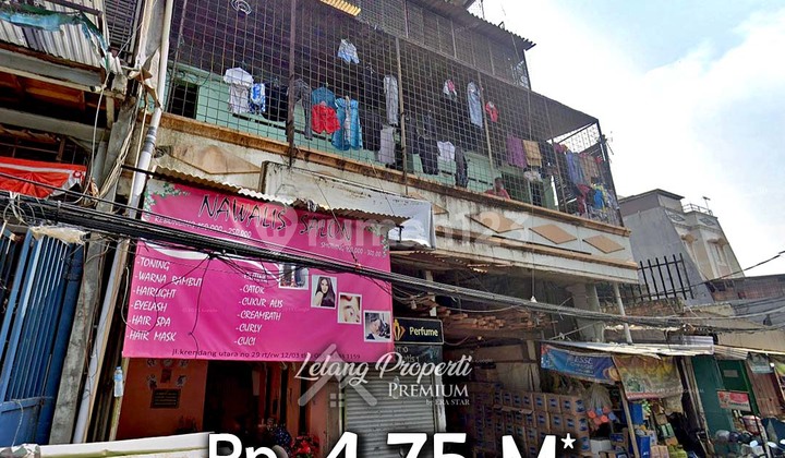 Ruko Gandeng 4 Lt Lokasi Strategis Ramai Krendang Utara Jakbar