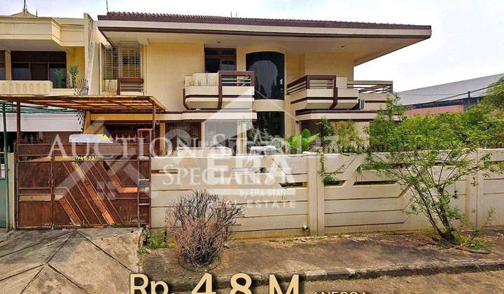 RUMAH HOEK LUAS CLUSTER JALAN LEBAR GREEN GARDEN JAKARTA BARAT 2