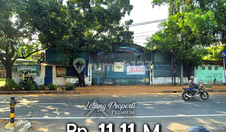Tanah Luas + Bangunan Strategis Jl Raya Bekasi Jatinegara Jaktim