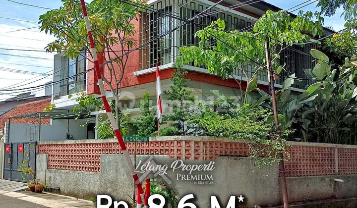 Rumah Hoek Asri Strategis Danau Mahalona Bendungan Hilir Jakpus