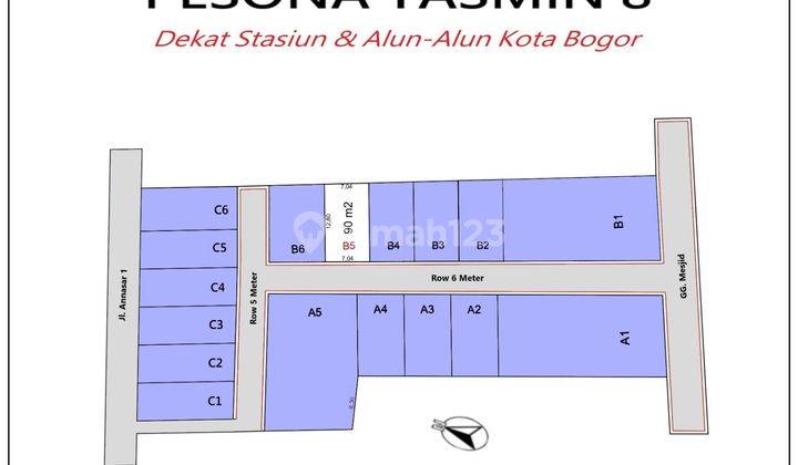 Tanah Kapling SHM Kota Bogor Siap Balik Nama Siap Bangun  2