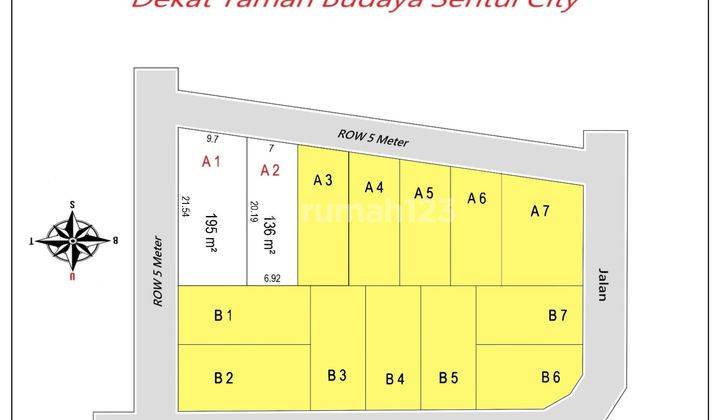 Dijual Kavling Dekat Aeon Mall Sentul Bogor, Terima SHM 2