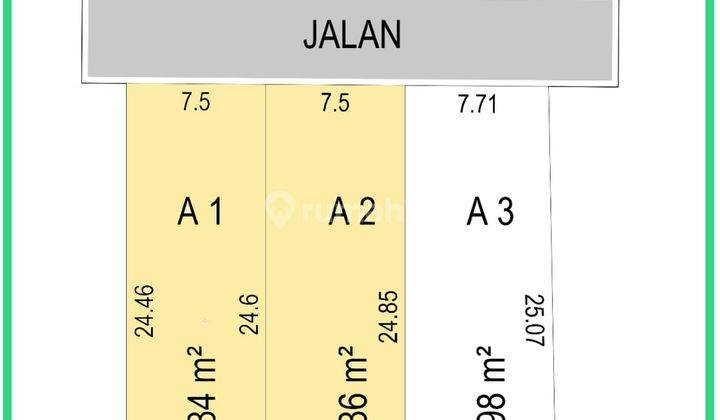 Dekat Stasiun Sudimara Kavling SHM 4juta an meter 1