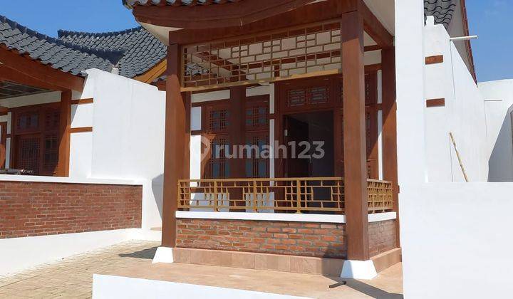 Rumah Vila Bernuansa For Healing Model Korea Hanok Type View Pegunungan 1