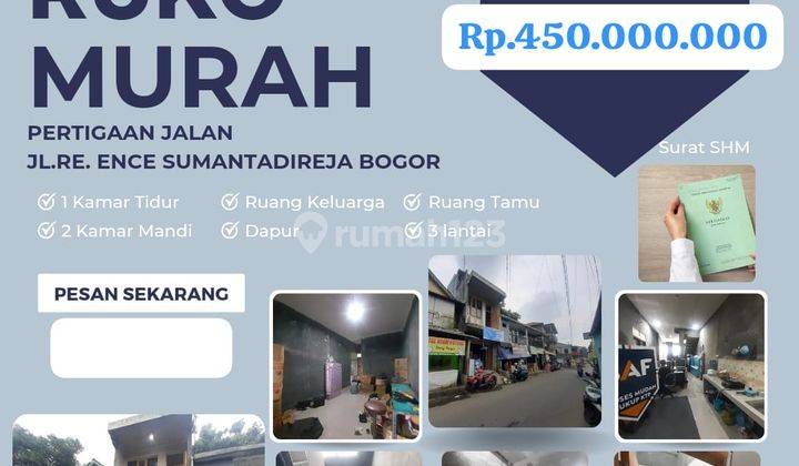 Ruko Murah 2 Lantai Siap Usaha Kota Bogor Pamoyanan Cijeruk 1