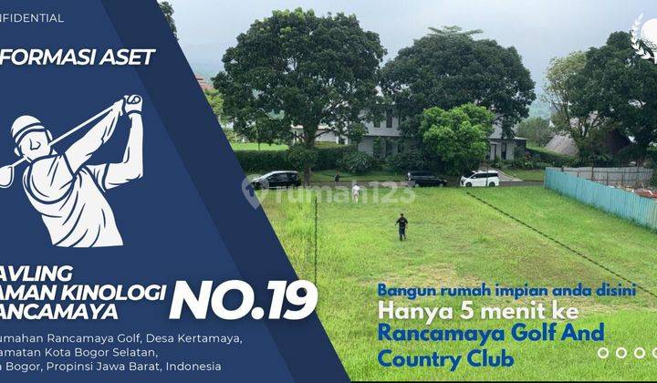 Kavling Impian Bangun Rumah Idaman Rancamaya Golf & Country Club 1