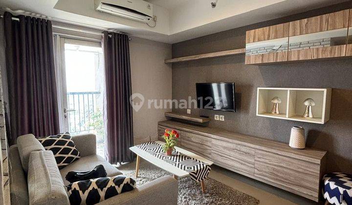 Dijual Apartemen The Wave 2 Bedroom Furnished Luas 60m2 Lantai Rendah View City 1