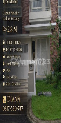 2-Story House Ready to Occupied in Faraday Gading Serpong