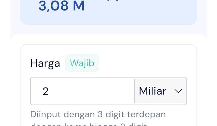 J2230-Cbl5 2-Story House 10 X10 M2 Front Road 2 Cars Facing West Rare in Mangga Besar Esar 2