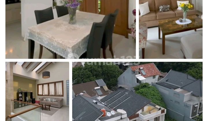 J2103+cb£1%l Rumah 2 Lantai Modern Minimalis 152/240 M2 Jalan Lebar Semi Furnish Di Pondok Indah