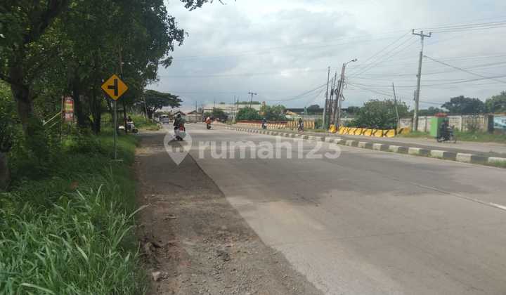 Tanah Strategis Bangun Gudang Pinggir Jalan Lingkar Tanjungpura Dekat Gerbang Tol Karawang Timur