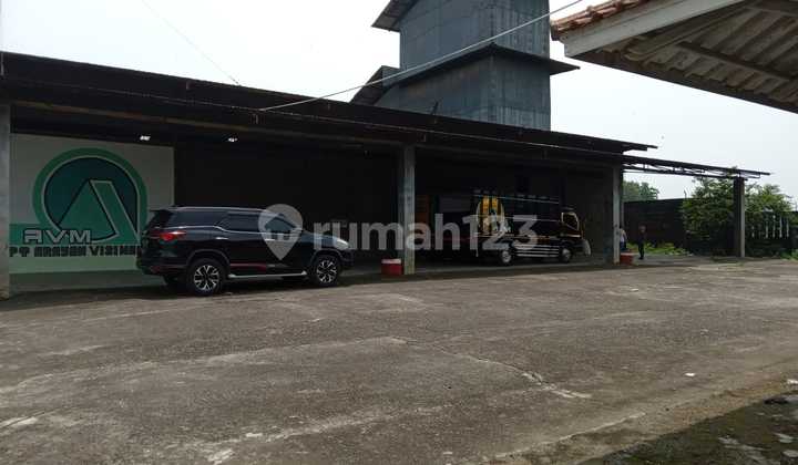 Pabrik Penggilingan Padi Aktip Srategis Pinggir Jalan Raya Gantar