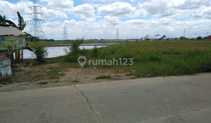 Tanah Untuk Cluster Dan Gudang Pinggir Jalan Sriamur Dekat Gerbang Tol Gabus  1