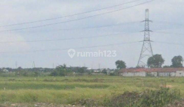 Tanah Untuk Bangun Cluster Atau Gudang Pinggir Jalan Dekat Gerbang Tol Gabus Tambun Utara 2