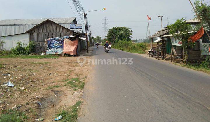 Tanah Untuk Ruang Usaha Pinggir Jalan Sriamur Dekat Gerbang Tol Gabus Tambun Utara 2