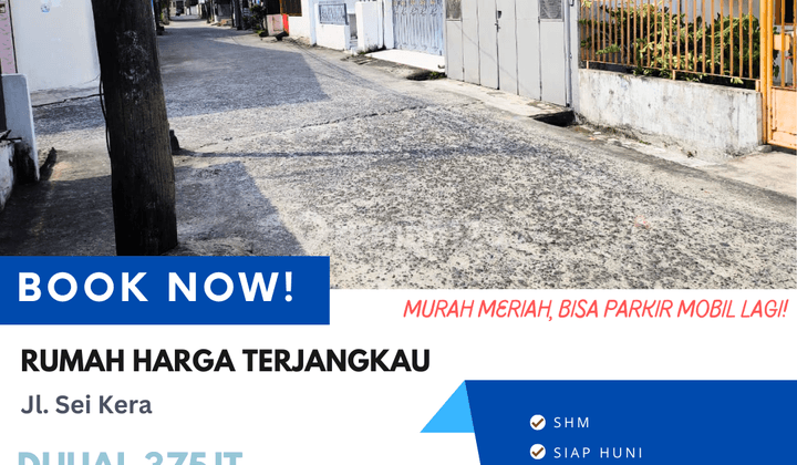 Rumah Siap Huni Harga Terjangkau Murah Jalan Sei Kera Medan 1