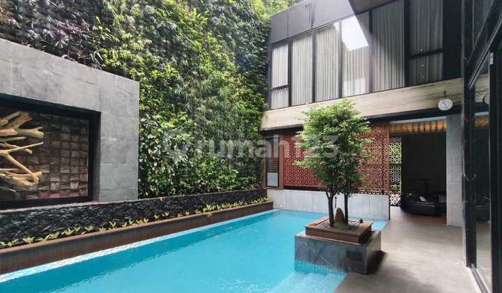Rumah Mewah Fully Furnish dengan Gaya Tropical Concept di Pik, Hadap Selatan bisa Nego