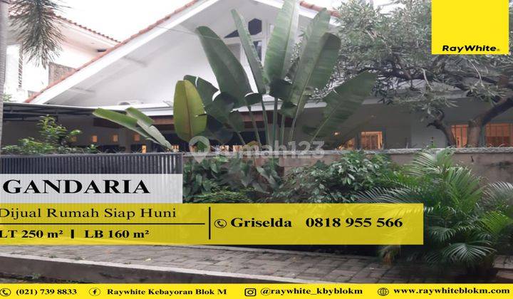 Dijual rumah siap huni Gandaria Jakarta Selatan 1