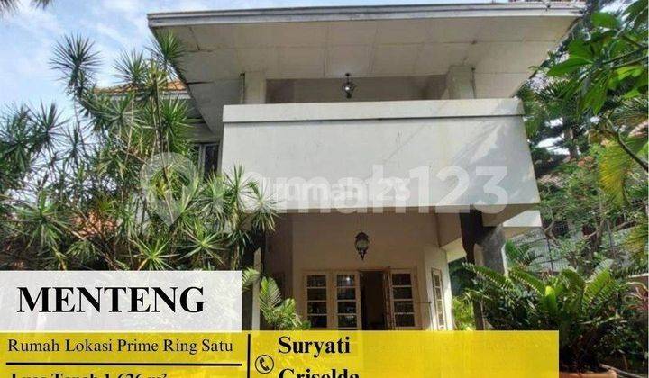 Rumah Di Kawasan Premium Ring Satu Menteng, Jakarta Pusat. 1