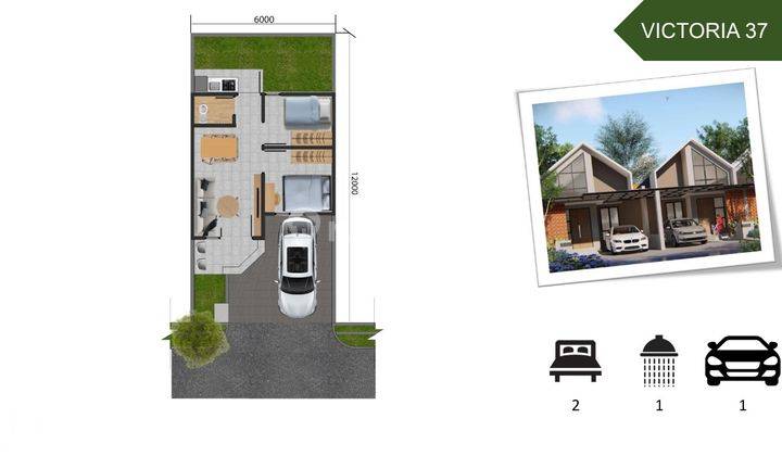 Rumah Baru Dalam Cluster 5 Menit Ke Stasiun Cibitung Bekasi 11