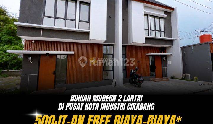 Rumah 2 Lantai dekat dengan stasiun KRL Cikarang Bekasi  1