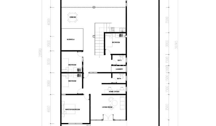 Rumah Murah Tanah Luas Struktur 2 Lantai Dkt Kampus Unriyo, Budi Mulia 2