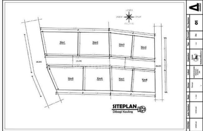 Tanah Kavling Murah Lt 100 Sd 144 M2 di Jln Kaliurang Km 12 Dkt Uii 2