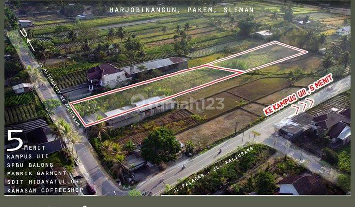 Tanah Sawah Murah Sudah Jalur Kuning 5 Menit Ke Kampus Uii Cocok Kost 1