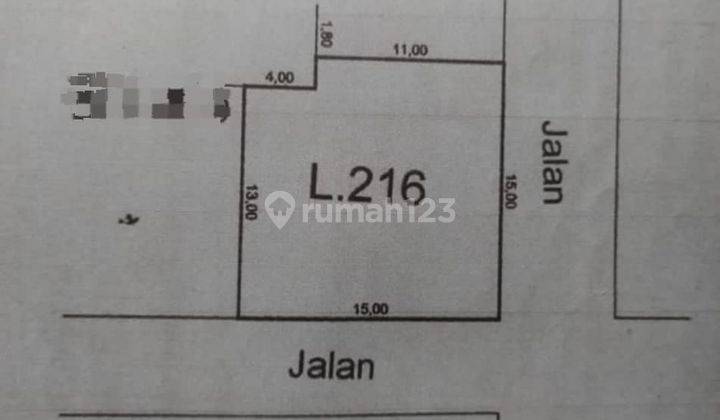 Rumah Hoek Murah Dijual Hitung Tanah Di Perumahan Reni Jaya Depok 2