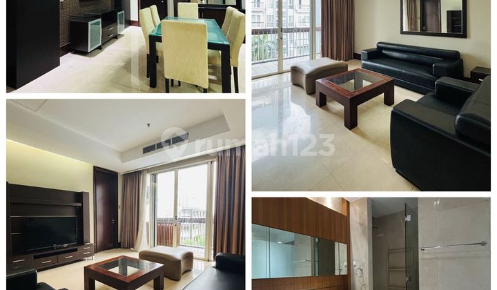 Disewa Apartemen Pearl Garden Gatot Subroto, Semanggi, Jakarta Selatan, Luas 125M, 2 Kamar Tidur, 1 Kamar Pembantu, Full Furnished, Lantai 3, Fasilitas Kolam Renang, Parkir Area, Dll, Harga 235 Jt Pertahun Include/Termasuk IPL Nego Lina 1