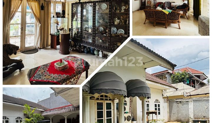 Dijual Tanah Cipete Bonus Rumah Lama,Tanah 886M, Bangunan 500M, 5 Kamar Tidur, Parkir Luas, Ada Swimming Pool, Ada Studio dan Gudang, Dekat Sekolah Prancis, Harga 17 Jt Permeter atau 15 Milyar Nego Lina 1