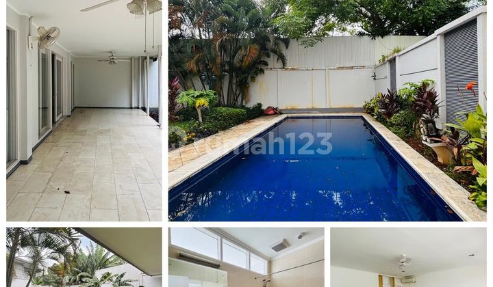 Rumah Sewa*Puri Sakti, Cipete, Jaksel* Townhouse One Gate System Private Villa, 24Hrs Security * Lb: 464 / Lt: 541 ( 2 Lantai) Semi Furnished / Study Room * ⁠Pool / Garden / Playground * ⁠Rent: $2.800/Month Rp. 550 Jt/Year Lina 1