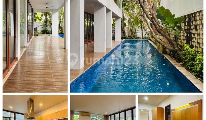 Disewa Rumah Eksklusive Tropical Style Cipete, Luas Tanah 500M, Bangunan 700M 2 Lantai,Kamar Tidur,Semi Furnished, Swimming Pool, Parkir Luas,Dekat MRT Cipete Raya,Harga Sewa 790 Jt Pertahun Nego Lina