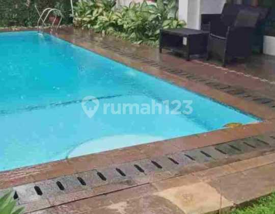 Disewa Rumah Non Cluster Kemang, Unfurnished, Ada Swimming Pool, Ada 6 Unit AC, Kitchen Set, Luas Tanah 500M, Bangunan 1 Lantai, 350M,Harga385 Jt Pertahun Nego Sam