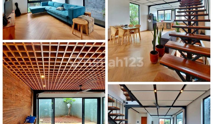 For Rent: Fully furnished house, land area 107M, 3-story building, 3 bedrooms, non-cluster, price 225 million negotiable. Lina 1