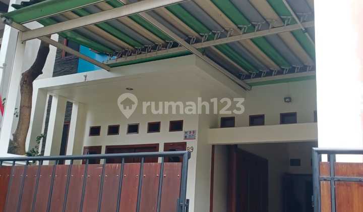 Disewa Rumah furnished wilayah Lenteng Agung Srengseng Sawah, luas tanah 125M, bangunan 2 lantai, 3 kamar tidur, carport 2 mobil, harga 85 JT Nego Sugi