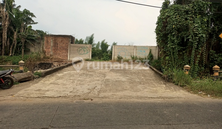 Tanah Kosong Jl Raya Krukut Strategis 1km Pintu Tol Desari 1