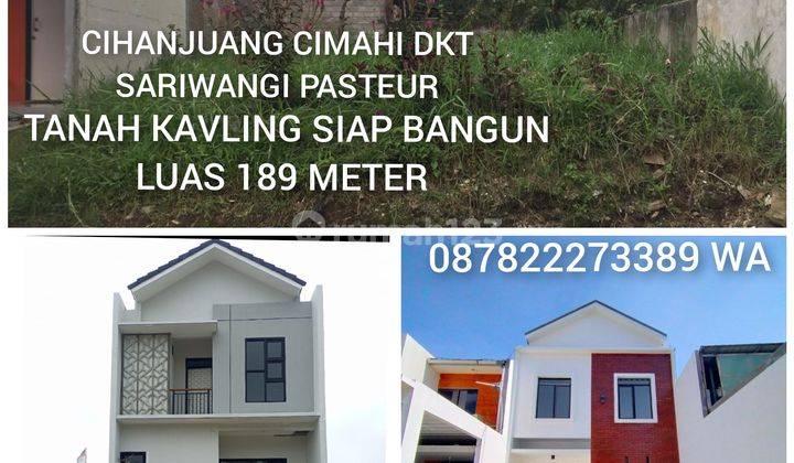 Tanah di CIHANJUANG CIMAHI DEKAT SARIWANGI PASTEUR PEMKOT CIMAHI 103 meter SHM 5